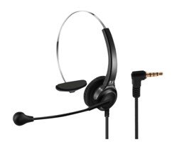 Bild von IB "Call-Air"  Luftleiterheadset mit USB / 3,5 / RJ10 / PC Anschluss