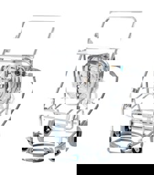 Mostrar detalles de CLEANING TROLLEY SS  W/HOSE REEL FOAM IN Imagen de CLEANING TROLLEY SS  W/HOSE REEL FOAM IN