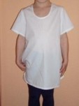 Imagen de Kinder Shirt (halbarm) aus Abschirmtextil, Größe 128