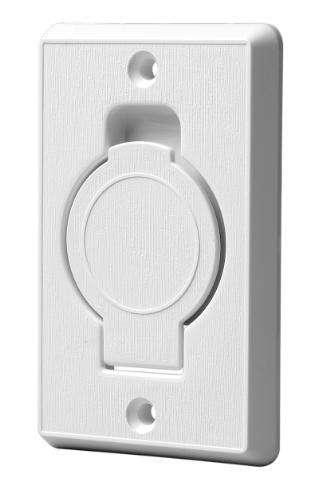 Image de INLET VALVE WHITE WITH VISIBLE SCREW.