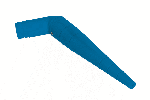 Imagen de SILICONE CONICAL TOOL FDA BLUE  D40/20