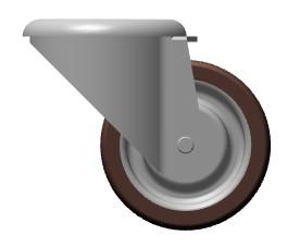 Image de WHEEL CASTOR D.80 SS 2PCS SET