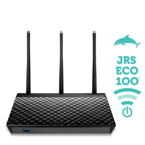 Bild von Strahlungsreduzierter JRS ECO 100 WLAN Dualband ac-Router (2,4 + 5 GHz)