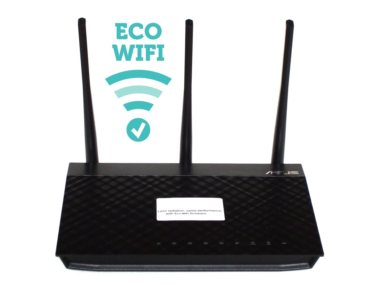 Bild von Eco-WLAN Dualband n-Router (Strahlungsreduziert) 2,4 + 5 GHz